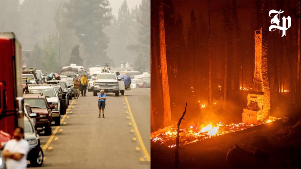 Caldor Fire Forces Thousands to flee US 50 Westbound Closed.  A huge number of inhabitants 